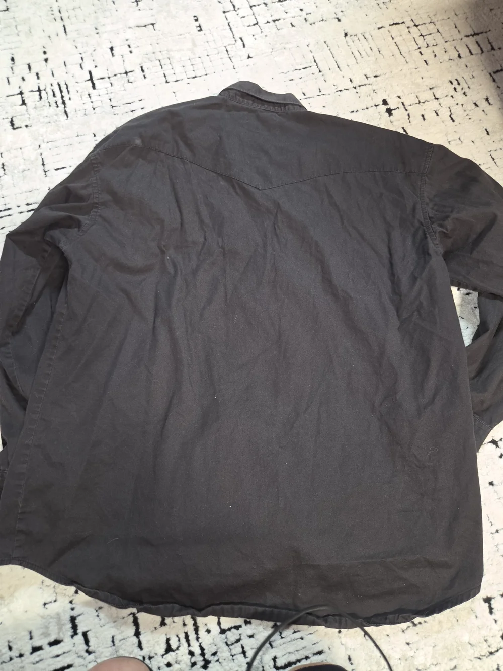 Wrangler x Jack Daniel's Black Long-Sleeve Western Shirt Jacket